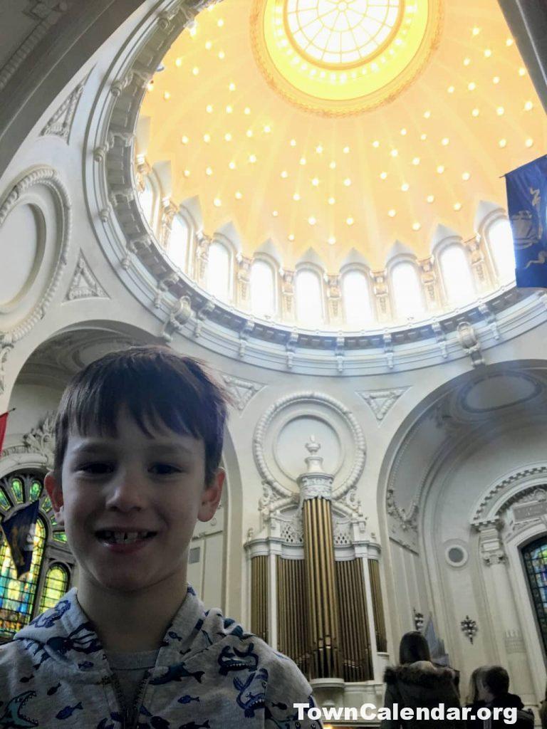 You can't go to Annapolis without stepping inside the imposing Navy Chapel.